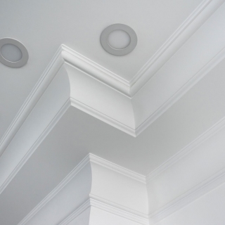 Instalação de sancas modernas Forro de drywall para lojas Forro de gesso residencial